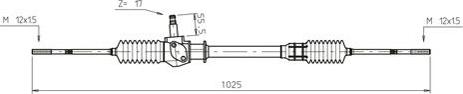 General Ricambi FI4016 - Рулевой механизм, рейка autospares.lv