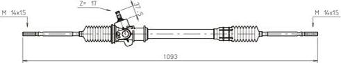 General Ricambi FI4018 - Рулевой механизм, рейка autospares.lv