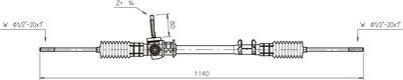 General Ricambi FO4005 - Рулевой механизм, рейка autospares.lv