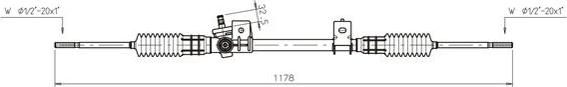 General Ricambi FO4021 - Рулевой механизм, рейка autospares.lv