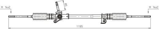 General Ricambi FO4023 - Рулевой механизм, рейка autospares.lv