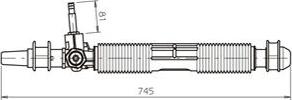 General Ricambi OP4036 - Рулевой механизм, рейка autospares.lv