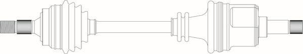 General Ricambi PE3007 - Приводной вал autospares.lv