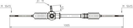 General Ricambi SE4002 - Рулевой механизм, рейка autospares.lv