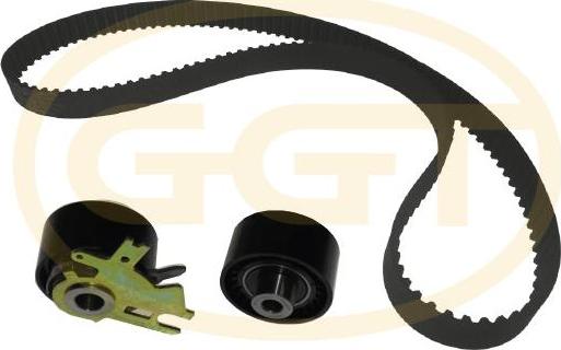 GGT KSPA038 - Комплект зубчатого ремня ГРМ autospares.lv