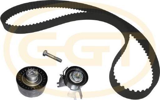 GGT KSPA106 - Комплект зубчатого ремня ГРМ autospares.lv