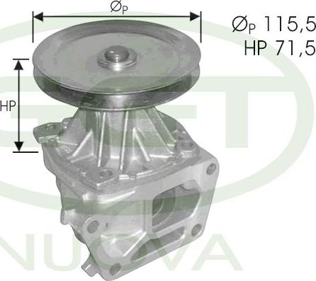 GGT PA00178 - Водяной насос autospares.lv