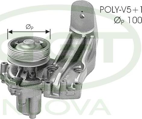 GGT PA00813 - Водяной насос autospares.lv