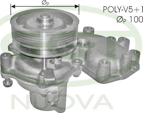 GGT PA10557 - Водяной насос autospares.lv