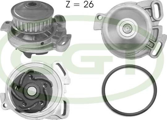 GGT PA10145 - Водяной насос autospares.lv