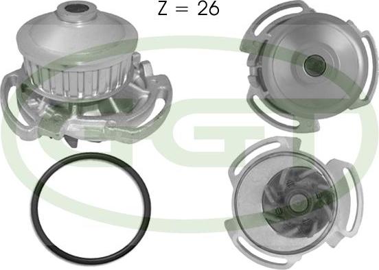 GGT PA10141 - Водяной насос autospares.lv