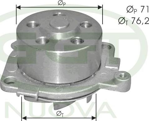 GGT PA10749 - Водяной насос autospares.lv