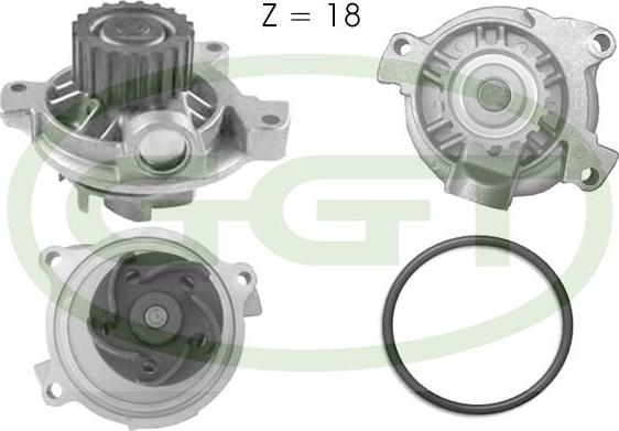 GGT PA10738 - Водяной насос autospares.lv