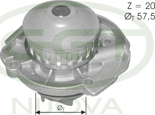 GGT PA10771 - Водяной насос autospares.lv