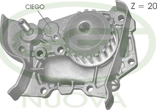 GGT PA11075 - Водяной насос autospares.lv