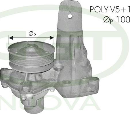 GGT PA12404 - Водяной насос autospares.lv