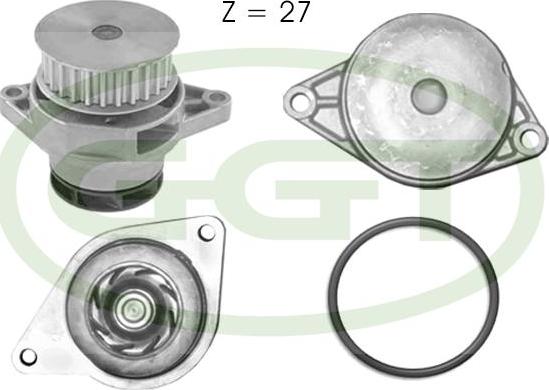 GGT PA12060 - Водяной насос autospares.lv