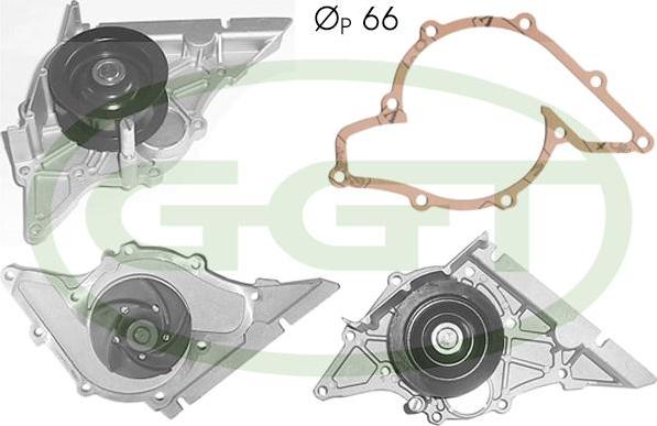 GGT PA12369 - Водяной насос autospares.lv