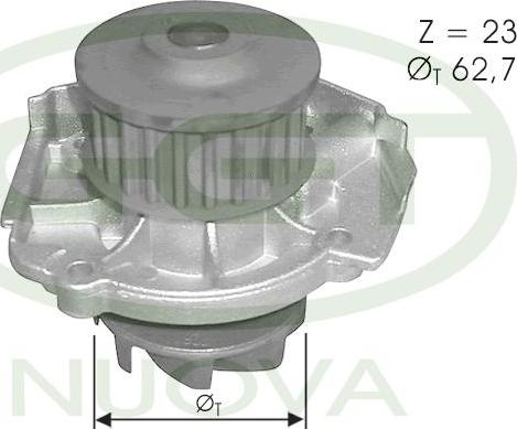 GGT PA12360 - Водяной насос autospares.lv