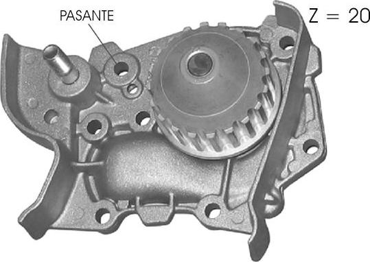 GGT PA12768 - Водяной насос autospares.lv