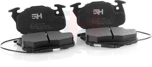 GH GH-413920 - Тормозные колодки, дисковые, комплект autospares.lv