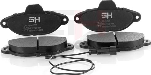 GH GH-412335 - Тормозные колодки, дисковые, комплект autospares.lv