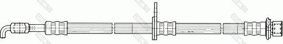 Girling 9004933 - Тормозной шланг autospares.lv