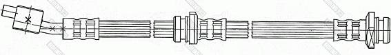 Girling 9004480 - Тормозной шланг autospares.lv