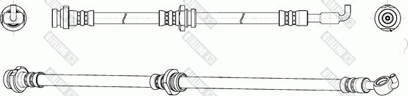 Girling 9004163 - Тормозной шланг autospares.lv