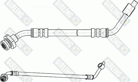 Girling 90041137 - Тормозной шланг autospares.lv