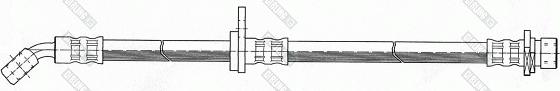 Girling 9004394 - Тормозной шланг autospares.lv