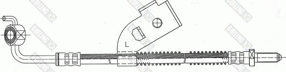 Girling 9004341 - Тормозной шланг autospares.lv