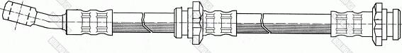 Girling 9004388 - Тормозной шланг autospares.lv