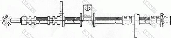 Girling 9004370 - Тормозной шланг autospares.lv