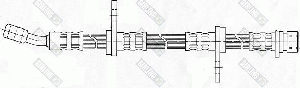 Girling 9004255 - Тормозной шланг autospares.lv