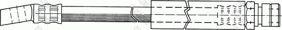 Girling 9004243 - Тормозной шланг autospares.lv