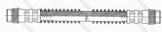 Girling 9001319 - Тормозной шланг autospares.lv