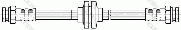 Girling 9001298 - Тормозной шланг autospares.lv