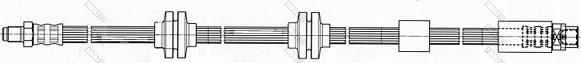 Girling 9002416 - Тормозной шланг autospares.lv