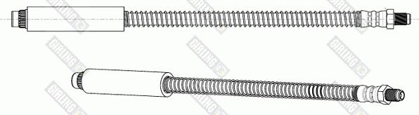 Girling 9002411 - Тормозной шланг autospares.lv