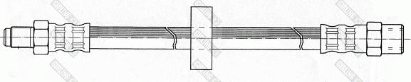 Girling 9002197 - Тормозной шланг autospares.lv