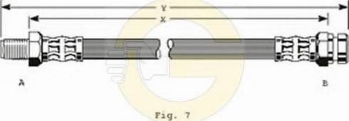 Girling 9002149 - Тормозной шланг autospares.lv