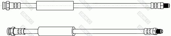 Girling 9002159 - Тормозной шланг autospares.lv