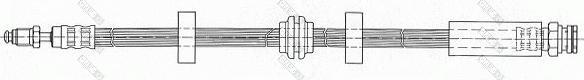 Girling 9002343 - Тормозной шланг autospares.lv