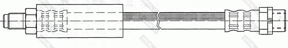 Girling 9002350 - Тормозной шланг autospares.lv