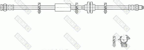 Girling 9002362 - Тормозной шланг autospares.lv