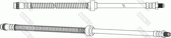 Girling 9002372 - Тормозной шланг autospares.lv