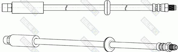 Girling 9002213 - Тормозной шланг autospares.lv