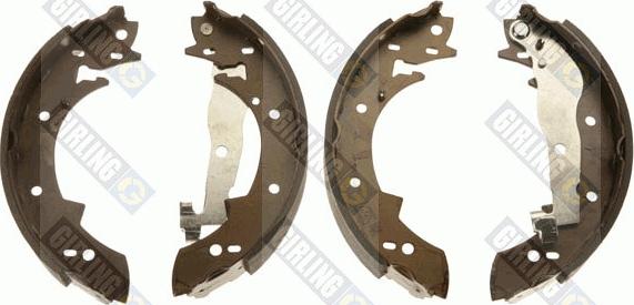 Girling 5162371 - Комплект тормозных колодок, барабанные autospares.lv