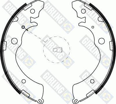 Girling 5184939 - Комплект тормозных колодок, барабанные autospares.lv